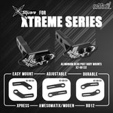 X2-00133 Graphite Body Mount Plate For Xtreme Xpress 2pcs